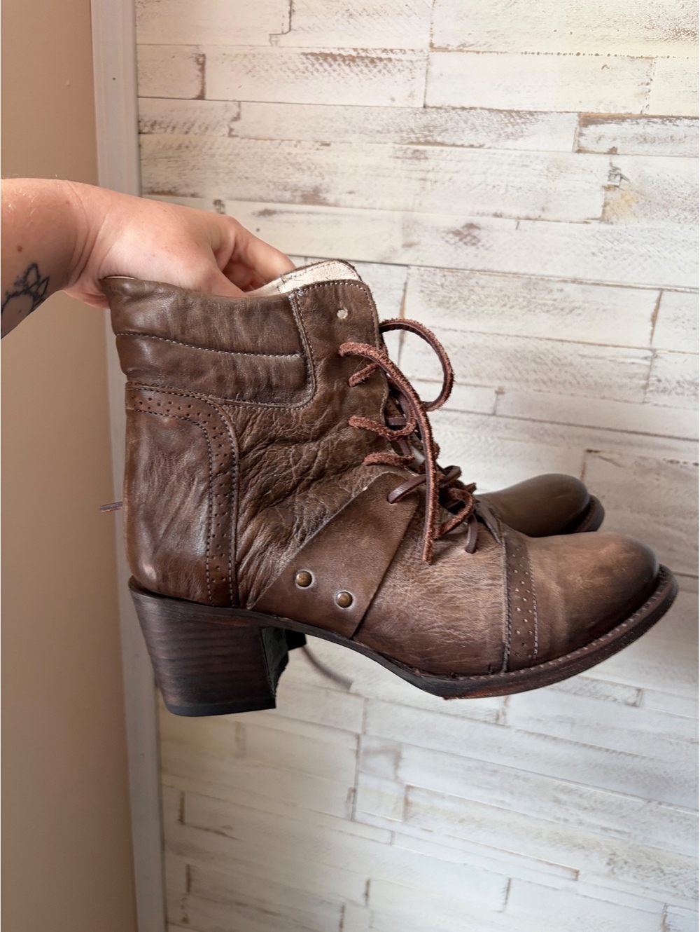 Free Bird by Steven leather boots womens 10